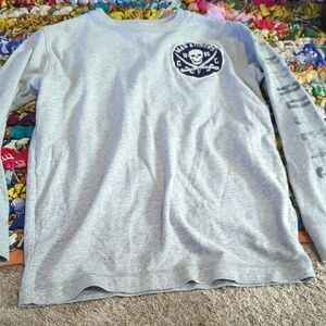 GAP Kids Gray Long Sleeve Top
